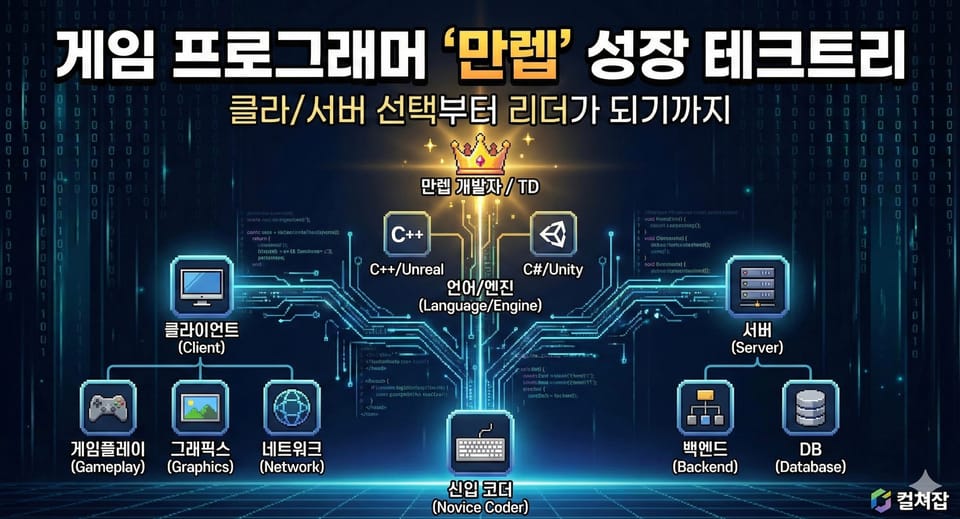 [게임업계 커리어] 게임 프로그래머, '전직'의 갈림길과 성장 테크트리 공략