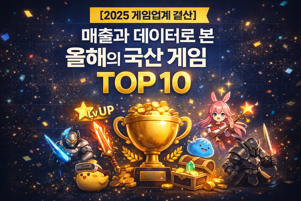[2025 게임업계 결산] 매출과 데이터로 본 올해의 국산 게임 TOP 10