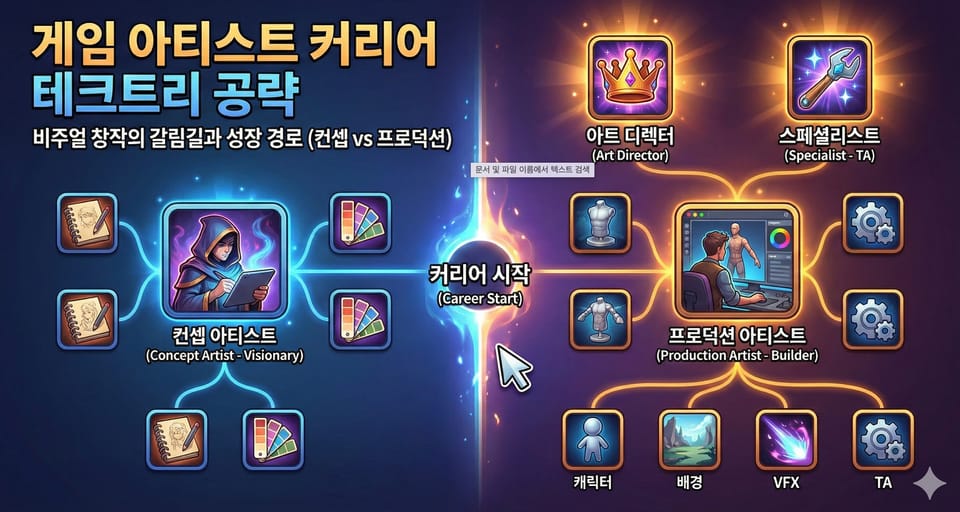 [게임업계 커리어] 게임 아티스트, ‘비주얼 창작’의 갈림길과 성장 테크트리 공략