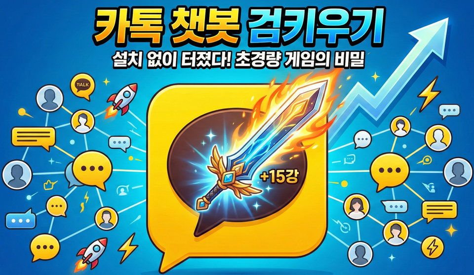 [Game 프로젝트] 설치 없이 터졌다? 카카오톡 챗봇 게임 '검키우기'의 성공 방정식