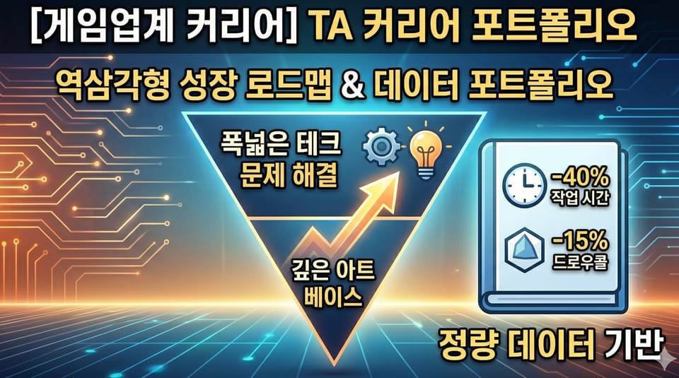 [게임업계 커리어] TA의 커리어 포트폴리오